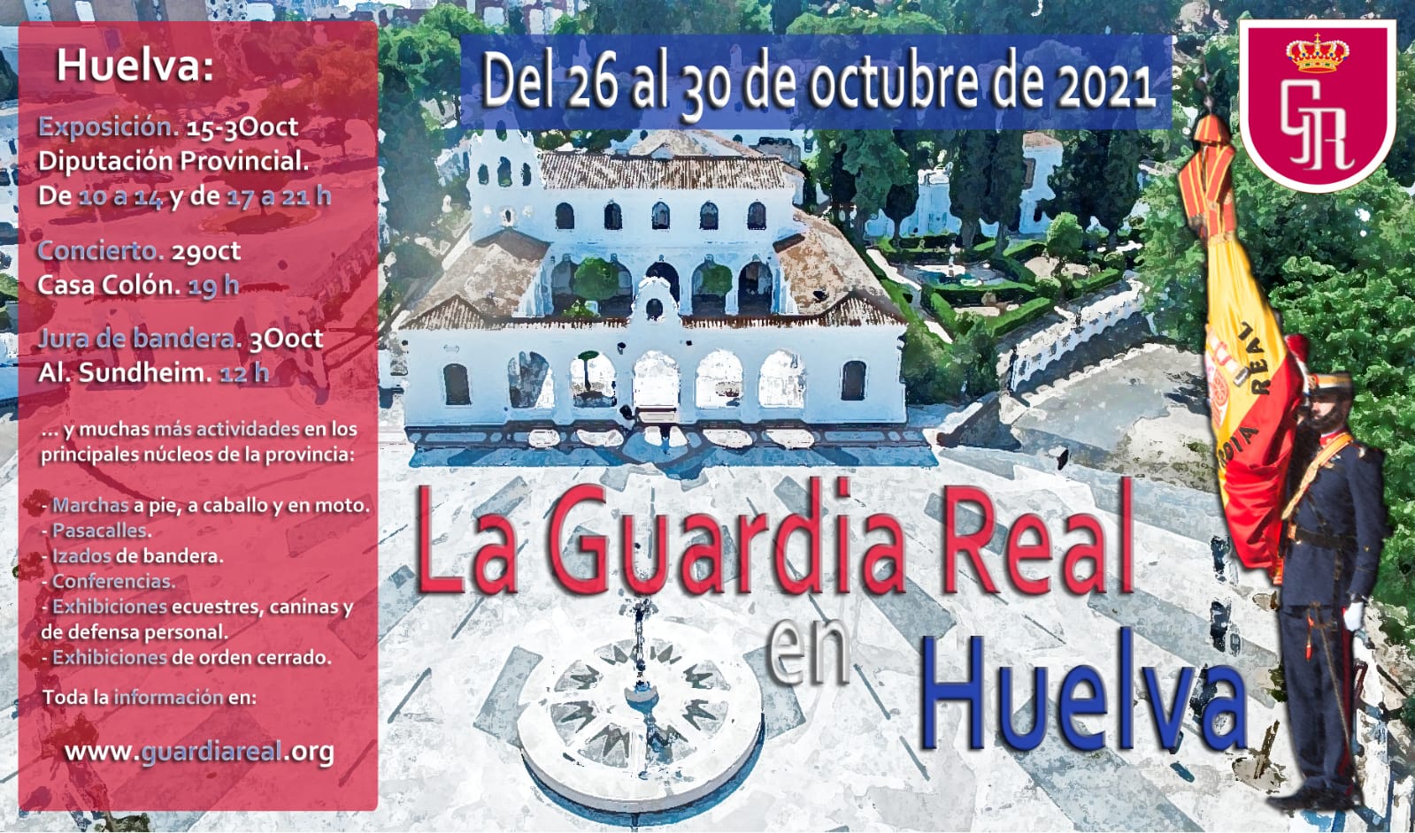 Queremos Saber 14-10-2021 Presentación actividades Guardia Real en Huelva