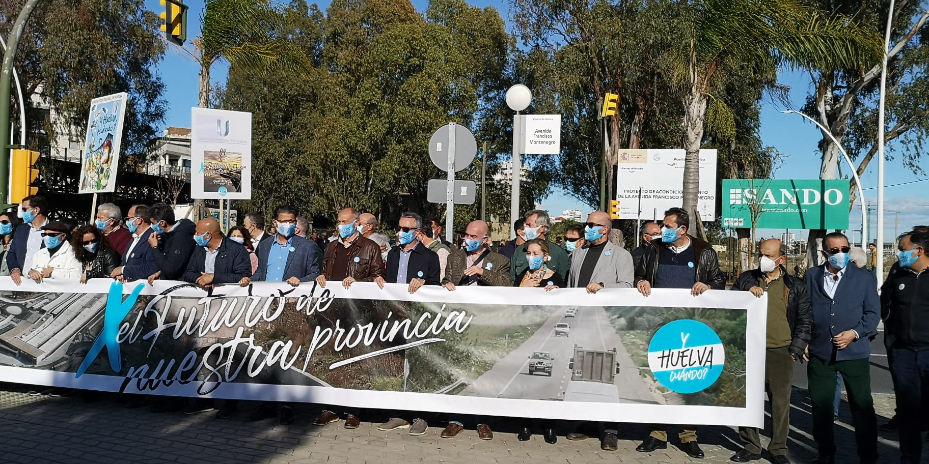Queremos Saber  04-03-2022 Concentración por las infraestructuras-Y Huelva, Cuando