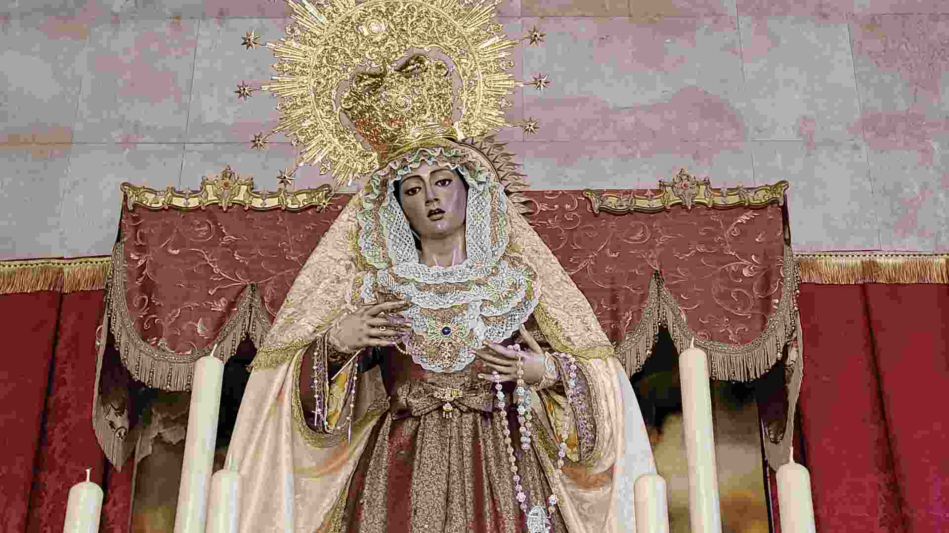 Virgen de la Luz de la hermandad del Resucitado  en su XX aniversario 18-09-2021