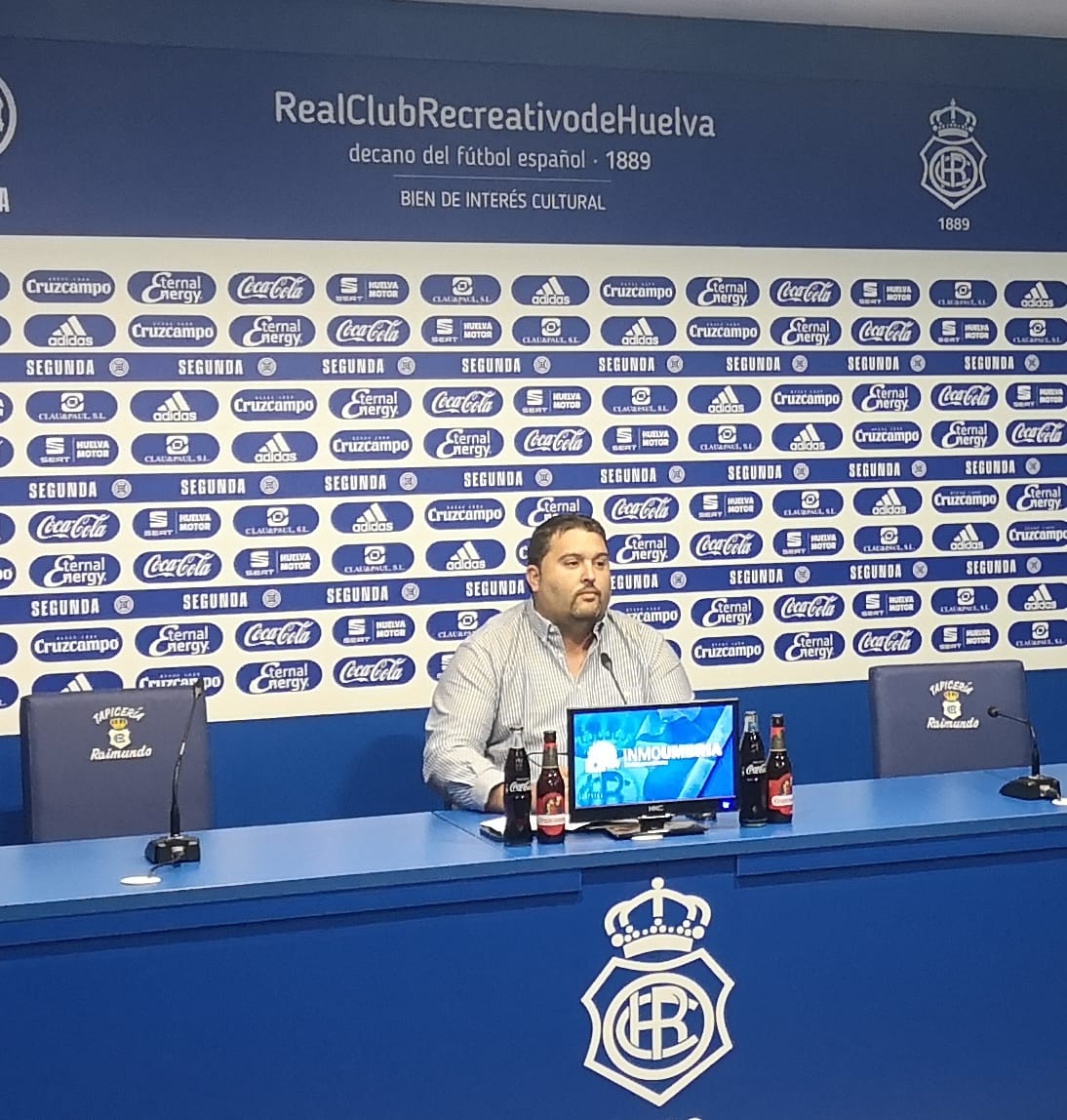 Rueda de Prensa del Recre-  Daniel Alejo