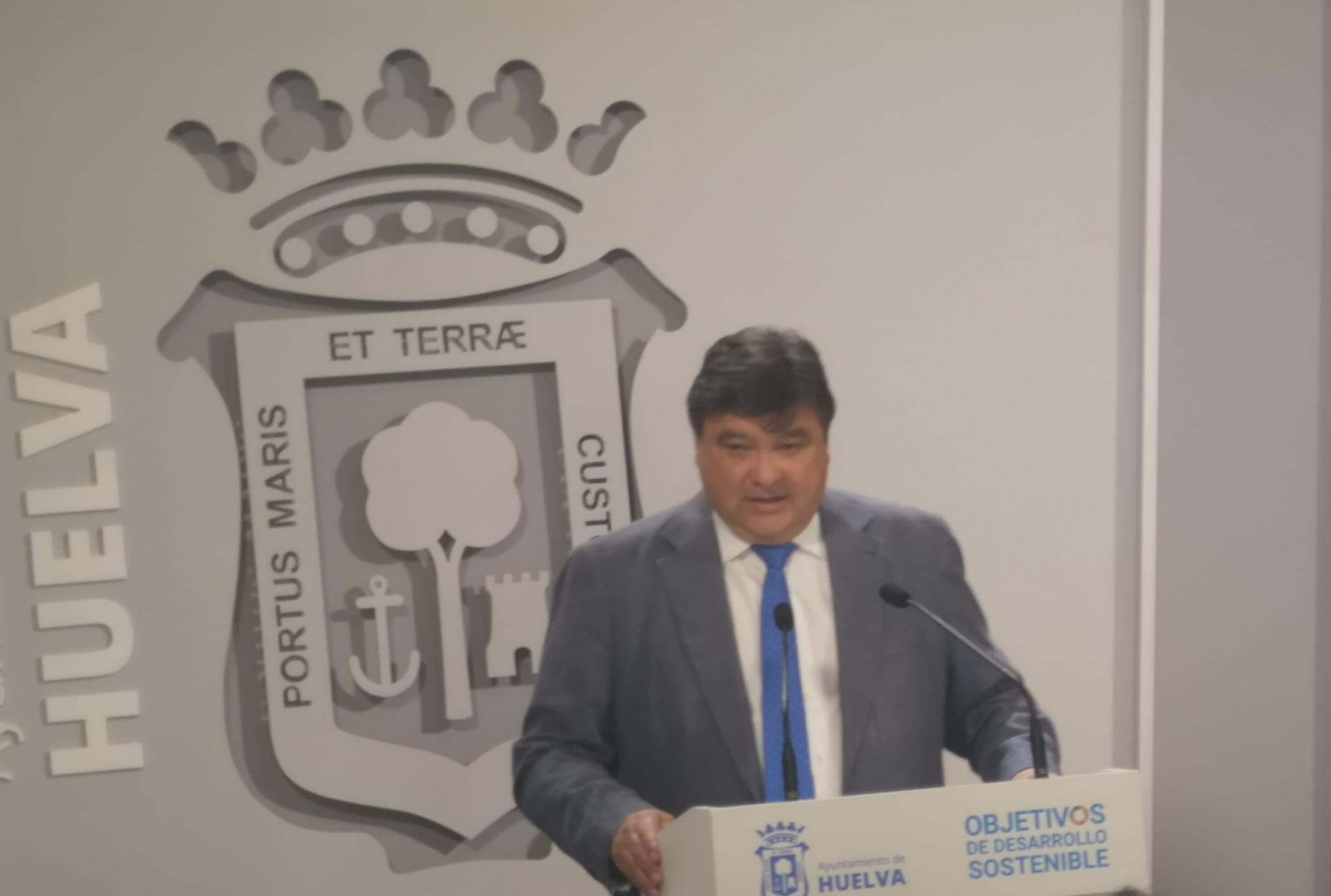 Rueda de prensa sobre el Recreativo de Huelva